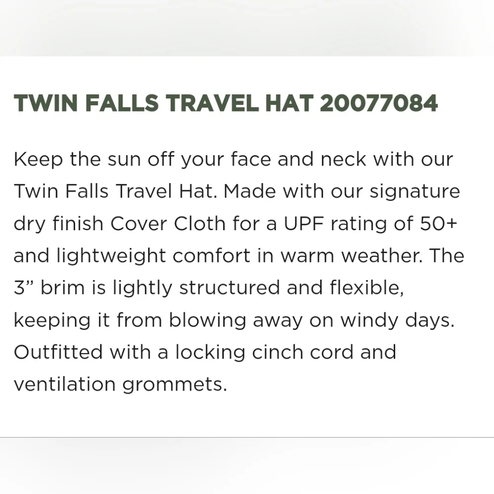 C. C. FILSON | Twin Falls Travel Hat 20077084 - Picture 2 of 4